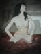 Im Schatten der Lichter - Diva - Boris Ivkov - Aquarell auf Papier - weiblich-Frauen-MÃ¤dchen - Figuration-Realismus