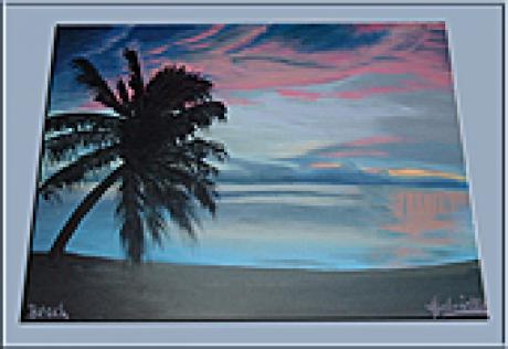 Beach, Acryl auf Leinen -  Gabrielle - Array auf Array - Array - 