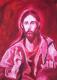 jesus in rot -  Milan art - Ãl auf Leinwand - Sonstiges - 