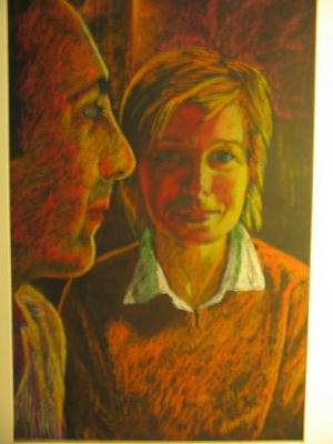 Portrait,Pastel -  Alex Wotschall -  auf  - Array - 