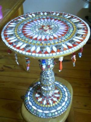 Orientalischer Tisch, Mosaik -  camille -  auf  - Array - 