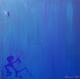 Blauer Mensch - Frank Schwarz - Acryl auf Leinwand - Sonstiges-Menschen - 