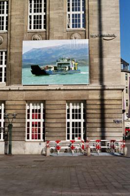 Seitenwechsel,Fotografie auf Plane -  Ute Kühn -  auf  - Array - 