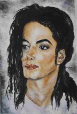 Michael Jackson Portrait -  Andrea Plank -  auf  - Array - 