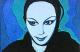 Portrait In Blau -Computerkunst- (2003) -Kristin S -  Kristin S. - Tinte-Tusche auf  - Sonstiges-Portrait - 