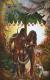 Adam & Eva (Africa) - Seur Robin - Ãl auf Leinwand - Religion-weiblich-mÃ¤nnlich - Realismus