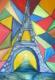 Paris (2007) - Connie Albers - Acryl auf Leinwand - Sonstiges - 