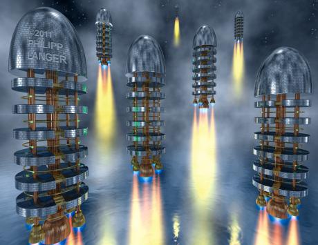Startende Raketen / Starting Rockets - Philipp Langer - auf - Array - Startende Raketen / Starting Rockets - Philipp Langer - auf - Array -