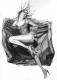 Jump - Alastair Anderson - Illustration-Bleistift auf  - weiblich-Frauen - 