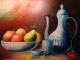 Porzellan und Obst Porzellan und Obst