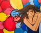 Kindertraum - Anne-Katrin Schmidt - Acryl auf Leinwand - Portrait-Kinder - 