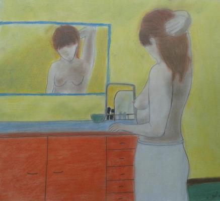 Frau im Bad - dani milo - Array auf  - Array - 