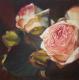 Rose mit Knospe - ingrid wenz-gahler - Acryl auf Leinwand - Rosen-Stimmungen - Realismus
