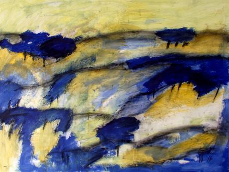 blaue Landschaft - Wolfgang Stocker - Array auf Array - Array - Array
