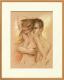 Verliebtes PÃÂ¤rchen - Marita Zacharias - Pastell auf  - weiblich-mÃÂ¤nnlich - Figuration-GegenstÃÂ¤ndlich-Realismus